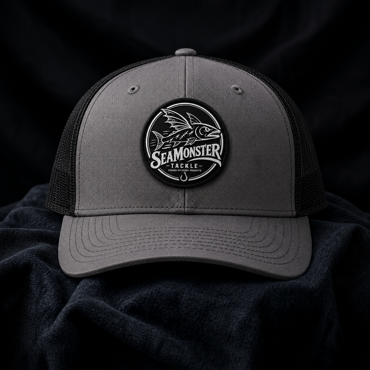 SeaMonster Tackle trucker cap – front view