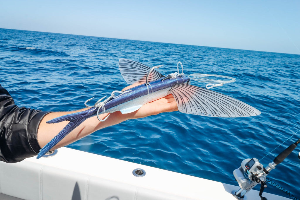 SeaMonster Flying Fish offshore trolling lure – side profile view