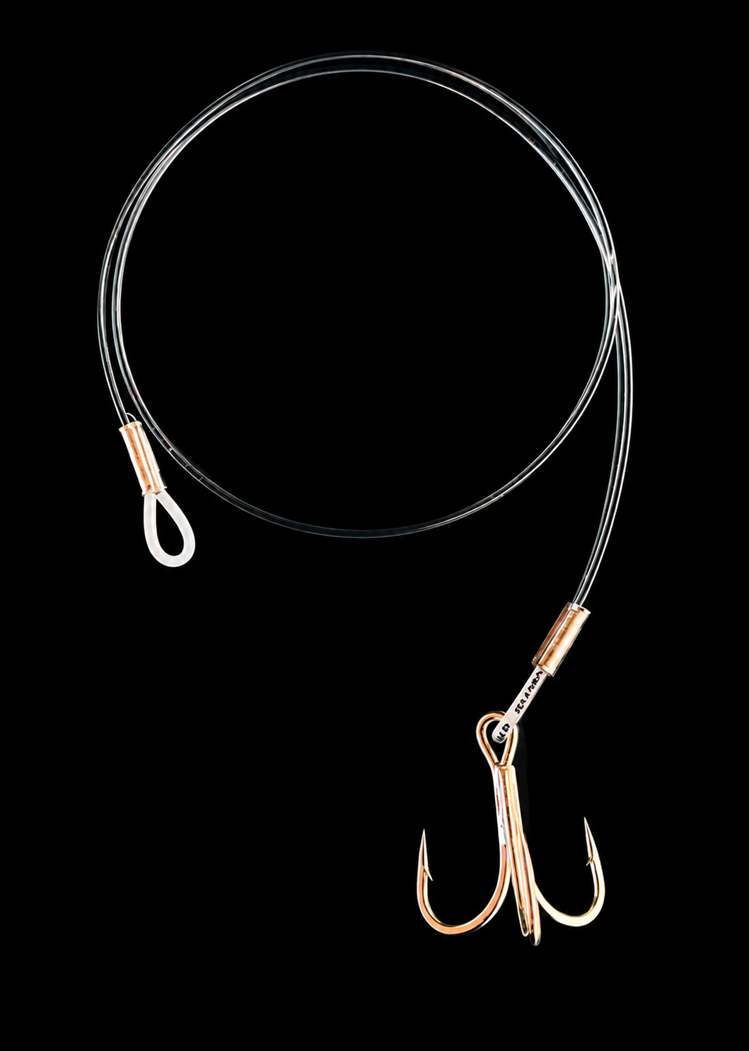 SeaMonster medium replacement hookset – single hook black